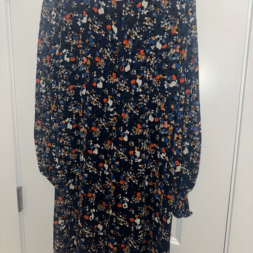 Tommy Hilfiger Floral Mini Dress - Navy, Red, White